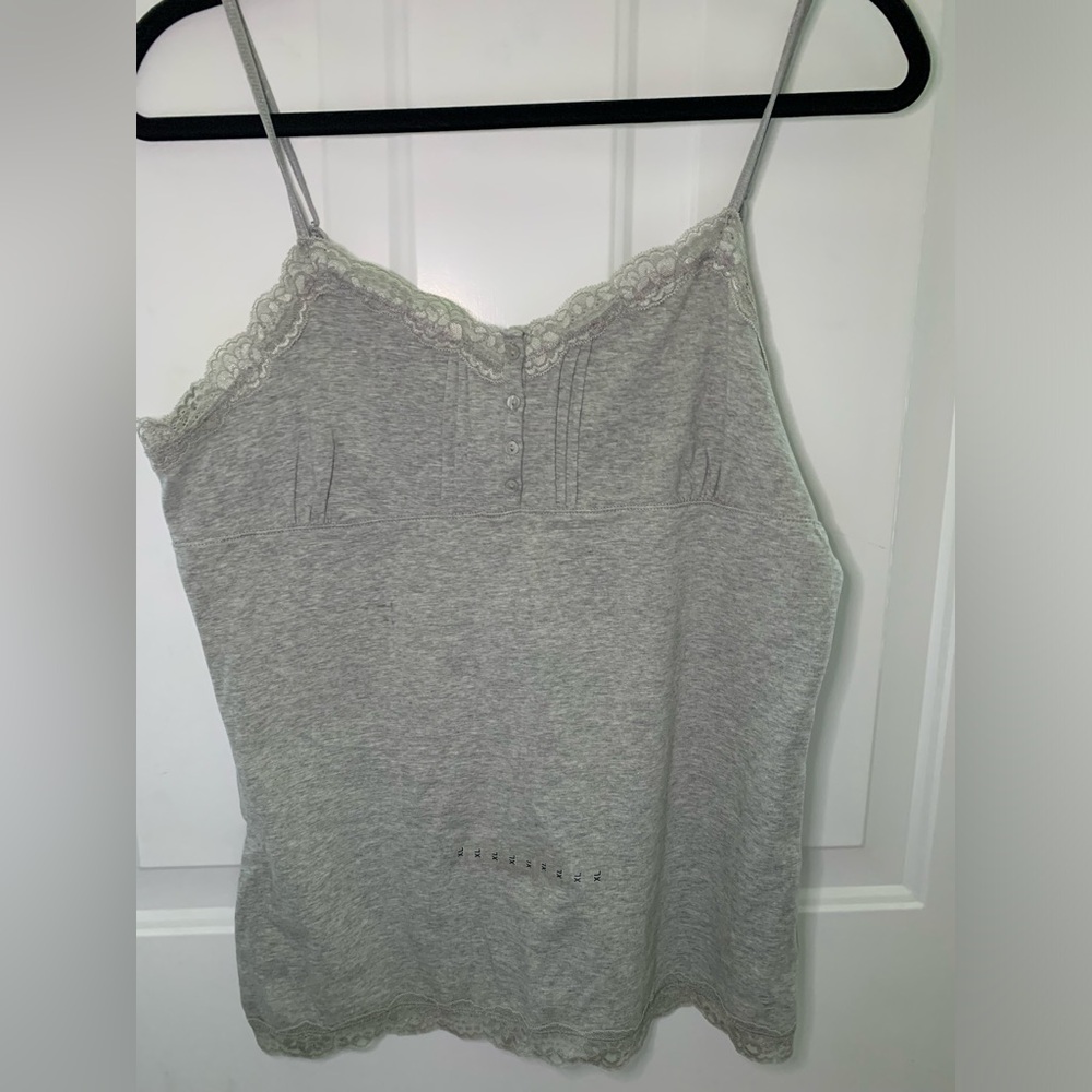 Arizona Jean Company Cami Top with Lace Trim XL